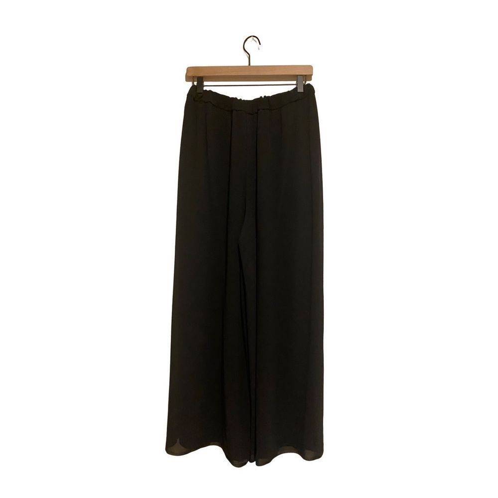 AJ Bari Women's Chiffon Palazzo Wide Leg Pants Size 6